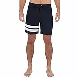 Hurley Herren Block Party 18' Badeshorts f r Herren, Schwarz, 28 EU