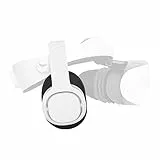 Globular Cluster PH2 Stereo VR Kopfhörer für PS VR 2 - Clip On Design - Sieht ordentlich aus mit Kabel-Router - bequemer als In-Ear Buds (75mm x 90mm Ohrenschützer, Weiß)