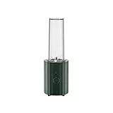 Alessi Plissé MDL17 GR - Design Persönlicher Mixer, aus Thermoplastischem Harz, mit Behälter und Mini-Schredder aus PCGT, Europäischer Stecker 380 W, Grün