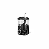 Waterpik Ultra feststehende Munddusche mit 6x Aufsätzen, 99,9% Plaquentfernung, 10x Druckeinstellungen, 90 Sekunde Zahnreiningung, integrierter Timer, Schwarz