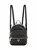 GUESS Damen Manhattan Ii Backpack Rucksack, Kohle-Logo, Einheitsgröße