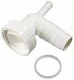 Xavax Siphonanschluss mit Kondensatanschluss, für Ablaufschläuche (zum Anschluss von Ablaufschläuchen von Waschmaschine, Trockner oder Spülmaschine am Siphon, inkl. Anschluss für Kondenstrockner)