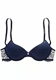 s.Oliver Push-Up-BH aus weichem Material in dunkelblau