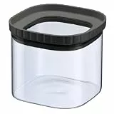 Westmark Glasdose mit Silikondeckel – Praktische Vorratsdose mit Deckel, ideal zur Aufbewahrung von Nudeln, Gewürzen, Tee, Süßigkeiten und vielem mehr, eckig, stapelbar – 655 ml