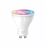 Tapo TP-Link smarte WLAN Glühbirne GU10 L630, Energie sparen, 3.7W Entspricht 50W, Mehrfarbrige dimmbare alexa lampe, smart home zubehör, 16 Mio Farben