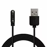 OcioDual Magnetisches USB-Ladegerät Kabel 2-Polig Pitch 7,62 mm für Smartwatch - Schwarz Zubehör