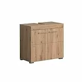 trendteam smart living - Amanda - Waschbeckenunterschrank - Asteiche - 1 Einlegeboden - (BxHxT) 60 x 56 x 34 cm - Kratzfest