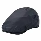 TOP-EX Stilvolle Schirmmütze im Peaky Blinders Stil, ideal für Golf, Angeln, Schießen, Wandern, Jagd und als Schlägermütze - wasserdichte Herren Schiebermütze für Regenwetter Marine M/L