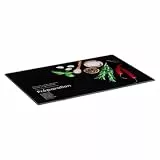 5five - schneidebrett 30x20cm 'black edition' glas