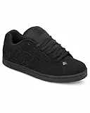 DC Shoes Herren Net Skateboardschuhe, Schwarz, 46 EU