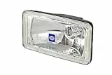 HELLA 1FD 005 700-471 Halogen-Fernscheinwerfer - Comet 550 - 12V - rechteckig - Referenzzahl: 17.5 - geschraubt - gemusterte Streuscheibe - Lichtscheibenfarbe: glasklar - rechts/links