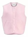 JJXX Damen Jxvera Teddy Vest OTW Sn, Pink-A-Boo, M