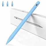 BAZO Stift für iPad - 2018-2024 Pencil 2.Generation Schnellladeleistung Palm Rejection Neigungssensitivität Stylus für iPad Pro 13''/12,9''/11''/ 6-10/Mini 5/6./Air 3/4-Blau