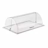 APS 11018 GN 1/1 Transparente Roll-Top Abdeckung weiß 170(H)x 325(W)x 530(L)mm