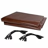 Windhager Abdeckplane Balkon-Abdeckung Schutzplane für den Balkon, 0,8 x 5 m, 210 g/m2, braun, 89144