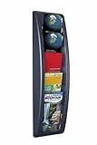 Fast Paper Quick Fit Prospekt-Wandhalter (5 x 1/3 A4 Fächer, B 18 x T 9,5 x 65 cm), schwarz