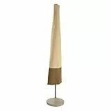 Classic Accessories Veranda Gartenschirm Schutzabdeckung, erhältlich in Farbe Pebble/Bark/Earth, 335cm
