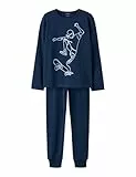 NAME IT Jungen Nkmnightset Titan Skater Noos, Titan, 146-152 EU