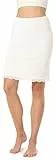 Bellivalini Unterrock Damen Bequeme Sommermode für Damen BLV50-176 (Ecru, M)