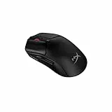 HyperX Pulsefire Haste 2, Wireless Gaming-Maus, Dual Mode (2,4 GHz/Bluetooth), 26K Sensor, 26.000 DPI, Bis zu 100 Std Akkulaufzeit, 6 Programmierbare Tasten, RGB, PC/PS5/PS4/Xbox-kompatibel, Schwarz
