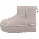UGG Damen Klassische Mini-plattform Mode-Stiefel, Blasser Rauch, 43 EU
