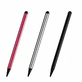 Leloco 3 Stück 2 in 1 Universelles Kapazitives Touchscreen-Stift, Tablet Stift für Alle Tablets Resistiver Bildschirm Stift kompatibel mit Allen kapazitiven Touchscreen Resistiver Bildschirm Geräten
