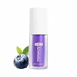 Purple Toothpaste, Purple Teeth Whitening, Lila Zahncreme Weiße Zähne, Purple Toothpaste for Yellow Teeth, White Teeth