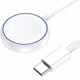 Magnetische Ladestation USB C Ladekabel für Apple Watch, Schnellladegerät Kabelloses Ladepad kompatibel mit Apple Watch Series 11/10/9/8/7/6/5/4/3/2 Ultra 3/SE- Weiß