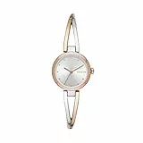 DKNY Zegarek damski Crosswalk, trzy wskazówki, stal nierdzewna, koperty 26 mm, Różowe złoto