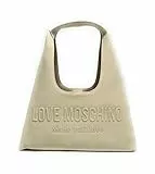 Moschino Damen Love Shopper Schultertasche Kunstleder Elfenbein BS26MO25 JC4047PP1OLE0110 Taschengröße: Medium