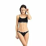 PUMA Damen Puma Iconic Women's (2 Pack) Bikini Style Underwear, Black, M EU
