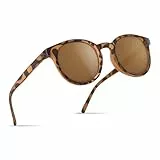 gesruny Sonnenbrille Damen-polarisiert-sunglasses woman-UV400 Schutz-Klassisch-Retro-Trendy-sonnenbrillen-Mode Brillen-Leopardenbraun