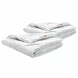 sleepling Bettdecke 135x200 cm 2er Set, leichte Sommerdecke