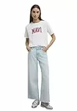 Mavi Damen Logo Printed T-Shirt T-Shirt, Coconut Milk, L