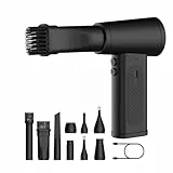 MMOBIEL Elektrischer Handstaubsauger für PC & Tastatur Mini Air Duster mit 120.000 U/min, USB-C, LED, 4000mAh Akku – Wiederaufladbares Druckluftspray für Elektronik & Empfindliche Geräte