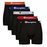 Champion Herren Everyday Cotton Stretch-5er-pack Retroshorts, Schwarz, 5 Stück, Large (5er Pack)