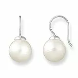 Thomas Sabo Damen Ohrringe Ohrstecker Imitationsperle weiß 925 Sterling Silber H1405-028-14