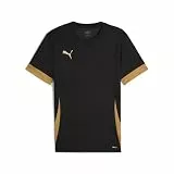 Puma Unisex Teamgoal Matchday Jr Fußballtrikot, Puma Black-Puma Gold-Matte Gold, 152 EU
