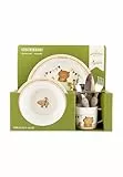 SIGIKID 52919 Kinder Geschirr-Set Mister O'Lui, 6 tlg. mit Teller, Tasse, Schüssel, Löffel, Gabel, Messer