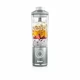 Ninja Blast Max Tragbarer Mixer/Blender/Smoothie Maker, 570 ml, wiederaufladbar, Mixbecher & auslaufsicherer Deckel, 3 Funktionen, Smoothies, Proteinshakes, Silberfarben BC251EUSL