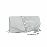 Gladdon Clutch Damen, Glitzer Abendtasche,Glänzende Elegante Envelope Tasche,Strassstein Cross Body Umhängetasche für Hochzeit Party Bankett Feiertage,Geschenk