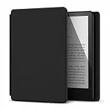 TNP Hülle für Kindle 11. Generation – Schlank & Leicht Schutzhülle für 6 Zoll Amazon Kindle 2022 Case, Ultradünnes E-Book Reader Cover, Automatische Ruhe-/Wachfunktion - Schwarz