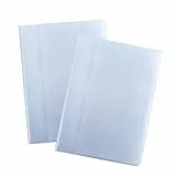 2 Stück Transparente Kartenhüllen Brieftascheneinsatz für 20+10 Fächer 10 Seiten RFID Blocker Kreditkartenetui, EC Karten Schutzhülle, Visitenkartenaufbewahrung 9,5x6,5cm