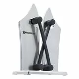 Bavarian Edge - Messerschärfer – Profi Messerschleifer für alle Klingen - Messer schärfen zum Durchziehen mit X-Cross-Technologie - manueller Messerschärfer & Rollschleifer - einfach Messer schärfen
