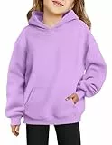 Arshiner Mädchen Kapuzenpullover Warm Fleece Kinder Oversize Hoodie Winter Pullover mit Tasche Sweatshirt für Mädchen 6-7 Jahre
