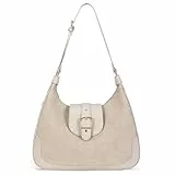 Missnine Retro Umhängetasche Damen Hobo Bag Lässige PU Leder Umhängetasche Große Kapazität Retro Tragetasche Handtasche Schultertasche Achseltasche Herbst- und Wintertasche