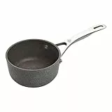 BALLARINI Hohe Kasserolle aus Aluminium, Antihaftbeschichtung, für Induktion mit einem Griff, Linie Salina, Durchmesser 16 cm