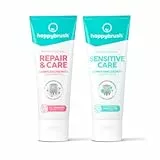 Happybrush Zahnpasta Professional Repair & Care Sensitive Care (2er-Pack, Professional Duo Kräuter-Geschmack)