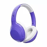 ATTACK SHARK G300 ANC Kabellose Kopfhörer, Ultraleicht Faltbare Over-Ear Kopfhörer mit Kabel/Bluetooth, 20 Stunden Spielzeit, Integriertes Mikrofon – Ideal für Reisen, Büro und Zuhause – Lila