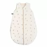 Julius Zöllner Schlafsack Jersey Little Bow, Größe 50/56 | aus weicher Jersey Baumwolle, sicher und schadstoffgepüft, ideal für eine ruhige Nacht